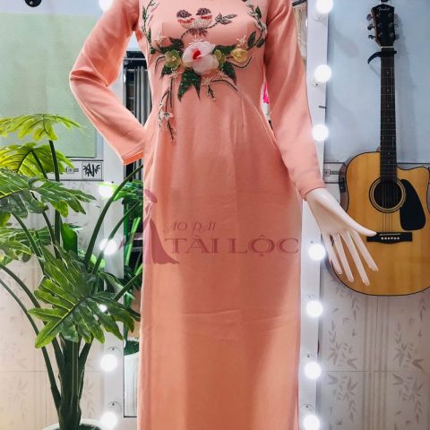 Áo Dài Cưới Hồng Lụa Tây Thi CDH-TT8