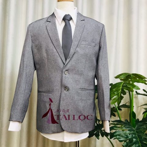 Áo Vest Nam Màu Xám 2 Nút