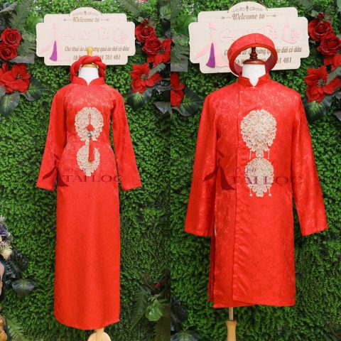 Áo Dài Cặp Nam Nữ (KH-G8)