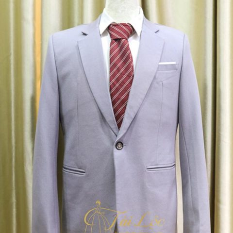 Áo Vest Nam Màu Xám Xanh 1 Nút