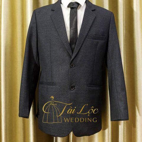 Áo Vest Nam Ông Sui Màu Đen 2 Nút