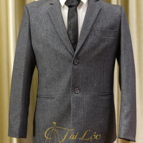 Áo Vest Nam Ông Sui Màu Muối Tiêu 2 Nút