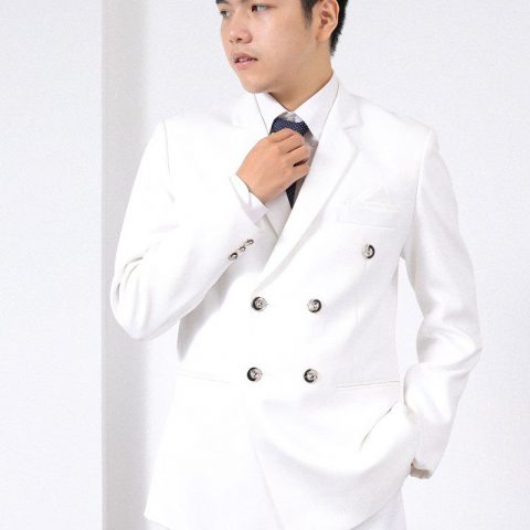 Áo vest cưới nam màu trắng