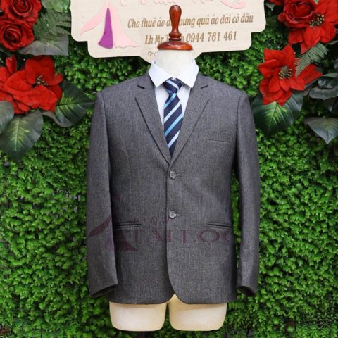 Áo vest ngồi sui màu xám đen
