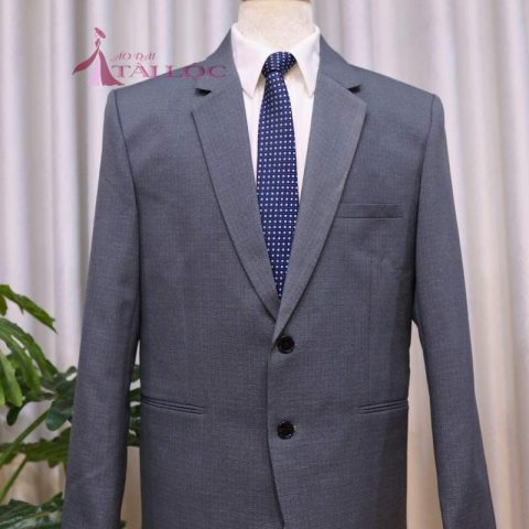 Áo Vest Nam Màu Xám Ghi 2 Nút